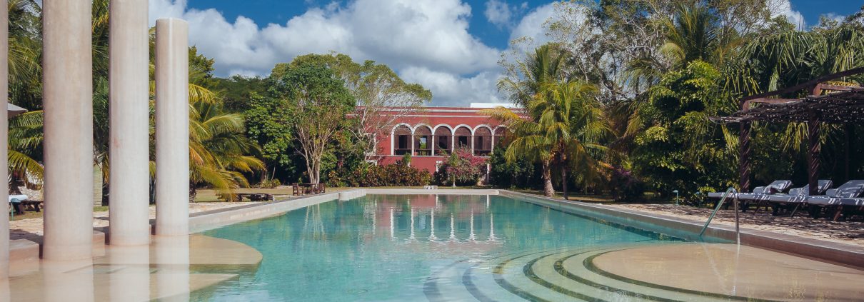 The incredible pool, Hacienda Temozon, Yucatan