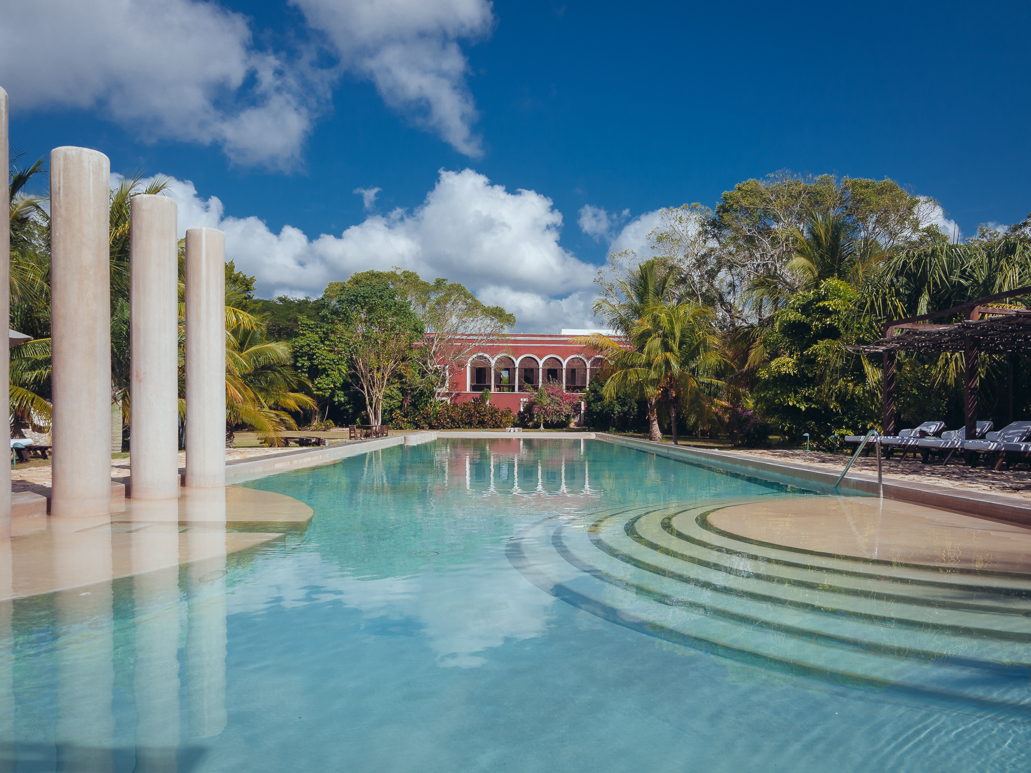 The incredible pool, Hacienda Temozon, Yucatan